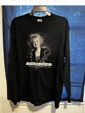 Fruit of the Loom Navy Graphic Lorraine Jordan & Carolina Road Tee XL